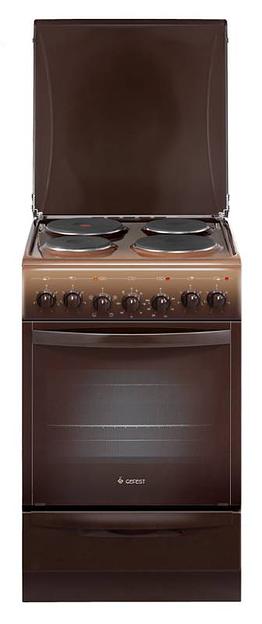 Плита Электрическая Gefest ЭП Н Д 5140-02 0038 коричневый эмаль (металлическая крышка) фото 1