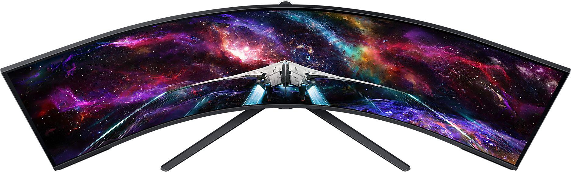 Монитор Samsung 57" S57CG952NI черный VA LED 1ms 32:9 HDMI M/M полуматовая HAS Piv 2500:1 420cd 178гр/178гр 7680x2160 240Hz FreeSync Premium Pro DP WQ USB фото 6