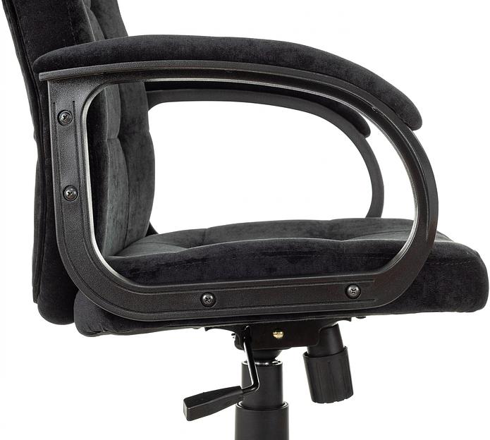 Кресло руководителя Бюрократ CH 002 Fabric черный Light-20 крестов. пластик фото 7