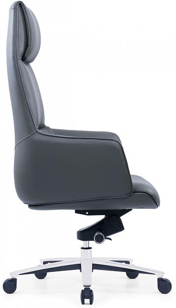 Кресло руководителя Cactus CS-LBK-MILANO кожа крестов. алюминий фото 3