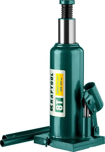 KRAFTOOL KRAFT-LIFT, 8 т, 230 - 457 мм, бутылочный гидравлический домкрат (43462-8) фото 1