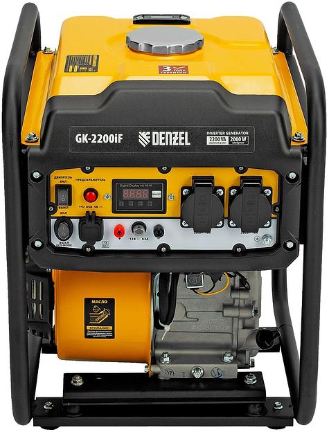 Генератор Denzel GK-2200iF 2.2кВт фото 7