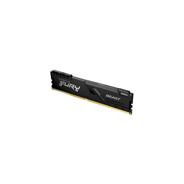 Оперативная память Kingston Fury Beast Black KF432C16BB/8 DDR4 - 1x 8ГБ 3200МГц, DIMM, Ret фото 1