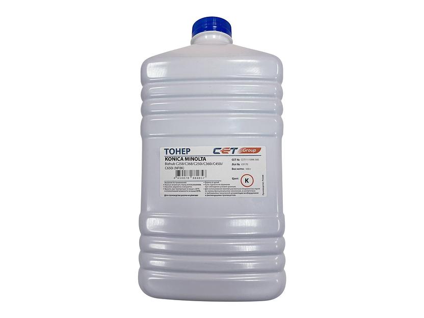 Тонер для заправки Тонер NF8K для KONICA MINOLTA Bizhub C258 (CET) Black, 500г/бут, (унив.), CET111109K-500 (CET111109K-500) фото 1