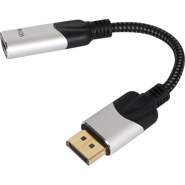 Кабель DISPLAY PORT TO HDMI 4K 0.15 M CG621M-0.15 VCOM фото 6