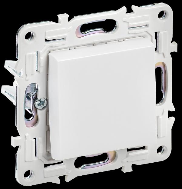 SKANDY Выключатель 1-клавишный 10А SK-V01W арктический белый IEK фото 1