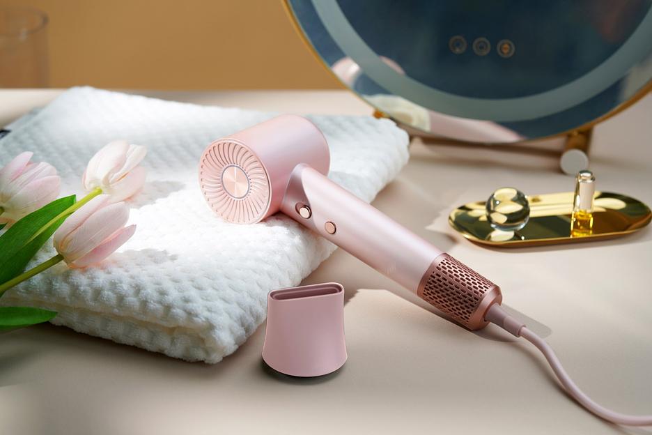 Фен Itel IHD-53 1600Вт розовый фото 4