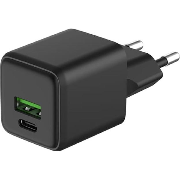 Rexant (18-2202) Сетевое зарядное устройство с двумя портами USB-A и USB-C, 20Вт GaN фото 1