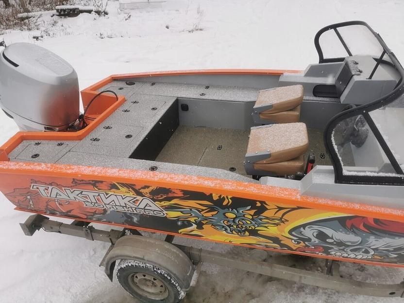 Алюминиевый катер Тактика 500 Fish Pro, 500*208*93 см фото 6