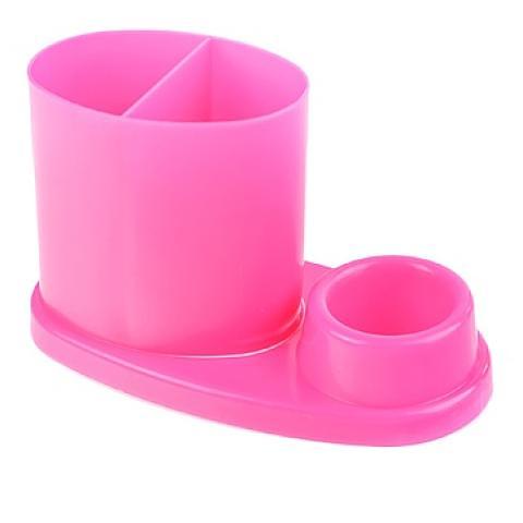 Органайзер настольный пустой ОР137 Эллипс Primavera, розовый, СТАММ фото 1