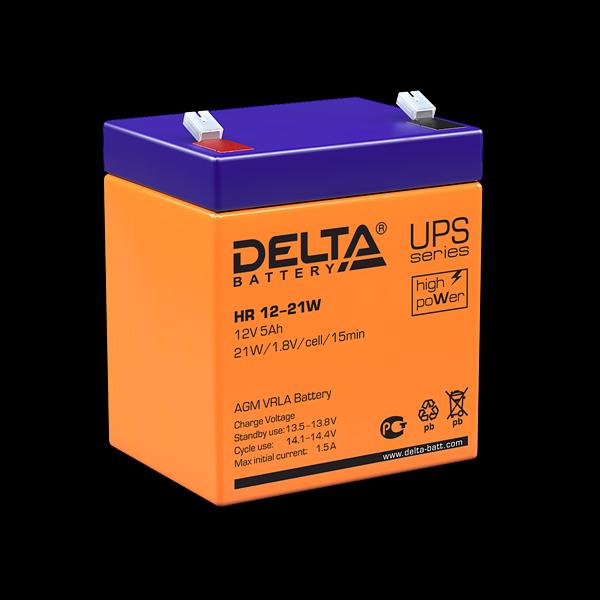 Delta Аккумуляторная батарея для ИБП HR 12-21W (12V/5Ah) (HR 12-21 W) фото 1