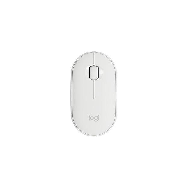 Мышь беспроводная Logitech Pebble M350, Bluetooth/Радио, оптическая, USB, 1000dpi, белый [910-005541] фото 1