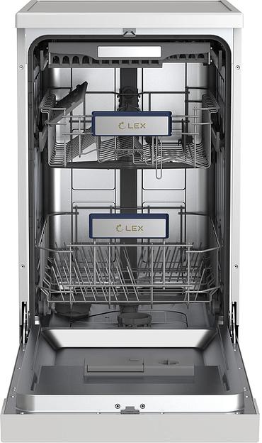 Посудомоечная машина Lex DW4563N WH белый (узкая) фото 2