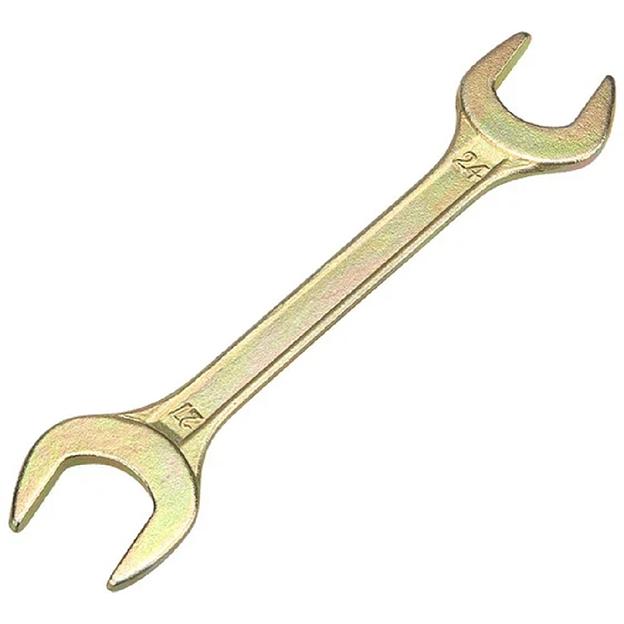 Rexant (12-5833-2) Ключ рожковый 24х27мм, желтый цинк фото 1