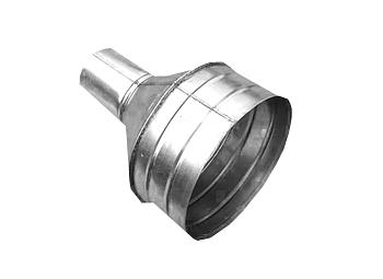 Воронка водосборная МегаСток 125х100 цинк фото 1