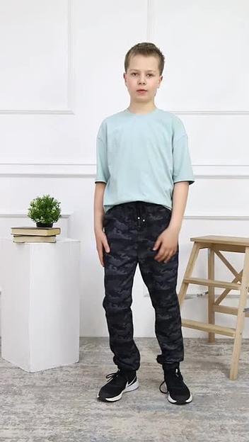 Джоггеры «Милитари» серый опт фото 9