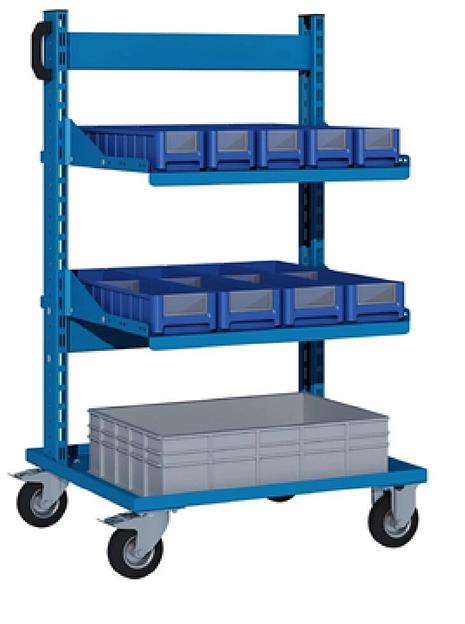 Тележка подкатная 1266х740, односторонняя, 3 уровня фото 1