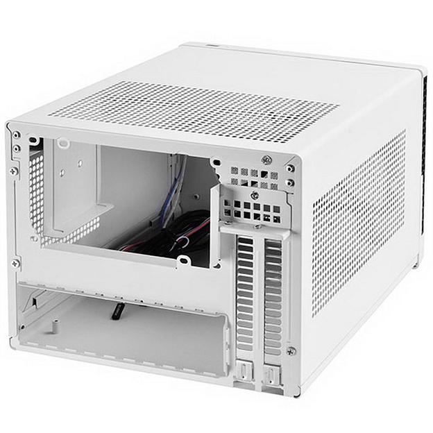 SST-SG13WB-Q (USB 3.0) Sugo Mini-ITX Compact Computer Cube Case, Plastic Front Panel with Faux Aluminum Finish, black white, RTL {4} фото 5