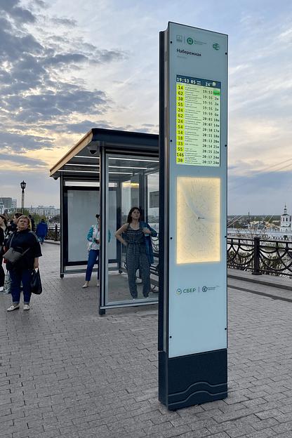 Остановочный павильон DMA-1911 со стелой фото 5