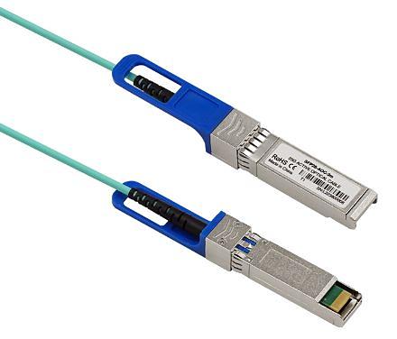Кабель оптический SFP-SFP, 3 метра, многомодовое волокно 850 нм, 25Gb скорость (SFP28-AOC-3M) фото 3