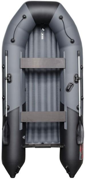 Лодка Таймень NX 3400 НДНД PRO, 3400*1600*450 мм., цвет: графит-черный фото 3