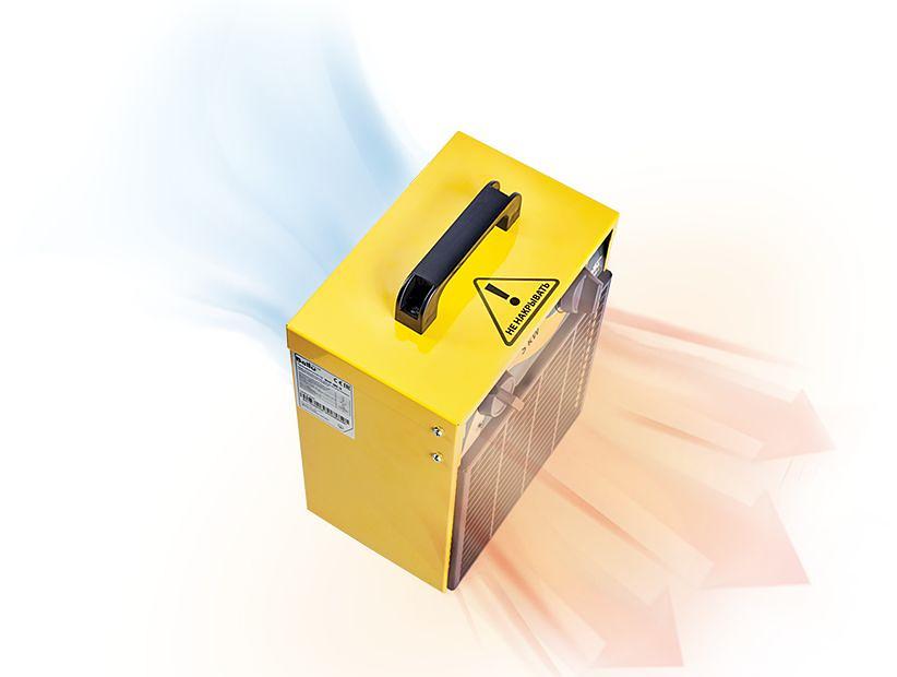 Тепловая пушка электрическая Ballu BHP-ME-3 3000Вт желтый фото 2