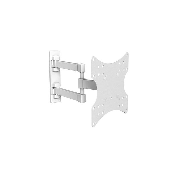 Кронштейн для телевизора ULTRAMOUNTS UM867W, 23-42", настенный, поворот и наклон, белый фото 1