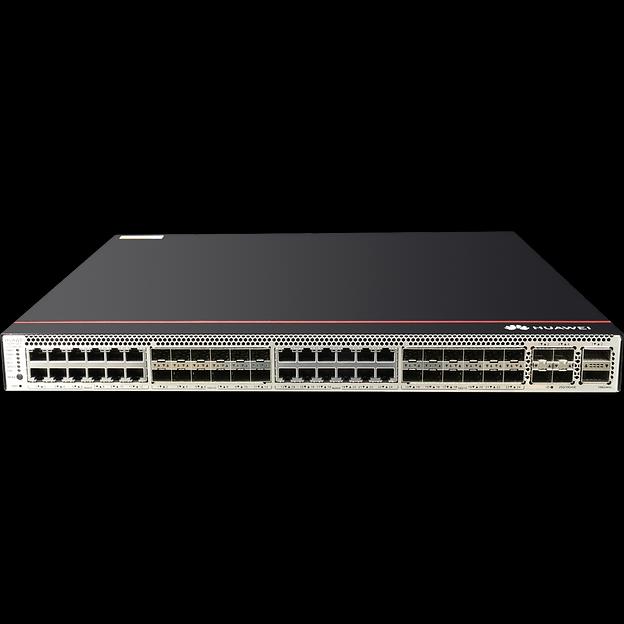 S5732-H48XUM2CC (24x100M/1G/2.5G/5G/10G Ethernet ports, 24x10GE SFP+ ports, 4x25GE SFP28 + 2x40GE ports or 2x100GE QSFP28 ports, 1xexpansion slot, PoE++, without power module) фото 4