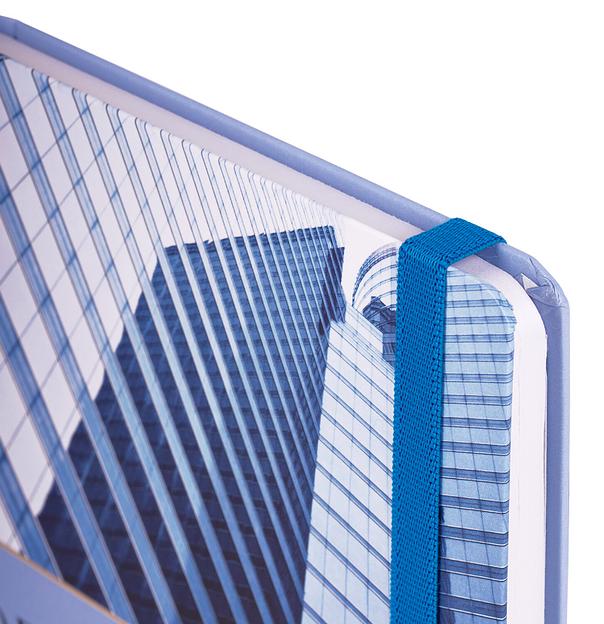 Ежедневник недатированный с резинкой А5 (145×203 мм), Brauberg, твёрдый, 128 л, «Офис», опт фото 4