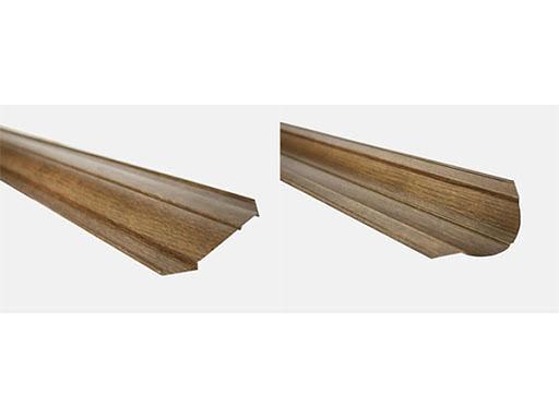 Круглый штакетник цвет дерева фото 4