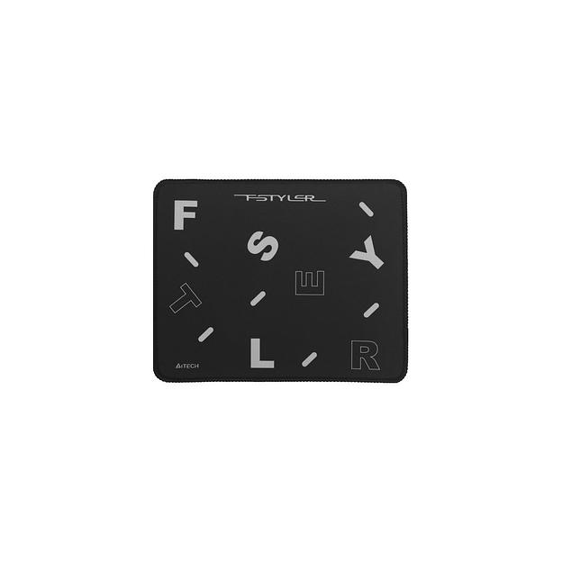 Коврик для мыши A4TECH FStyler FP25 (S) черный/белый, ткань, 250х200х2мм [fp25 black] фото 1