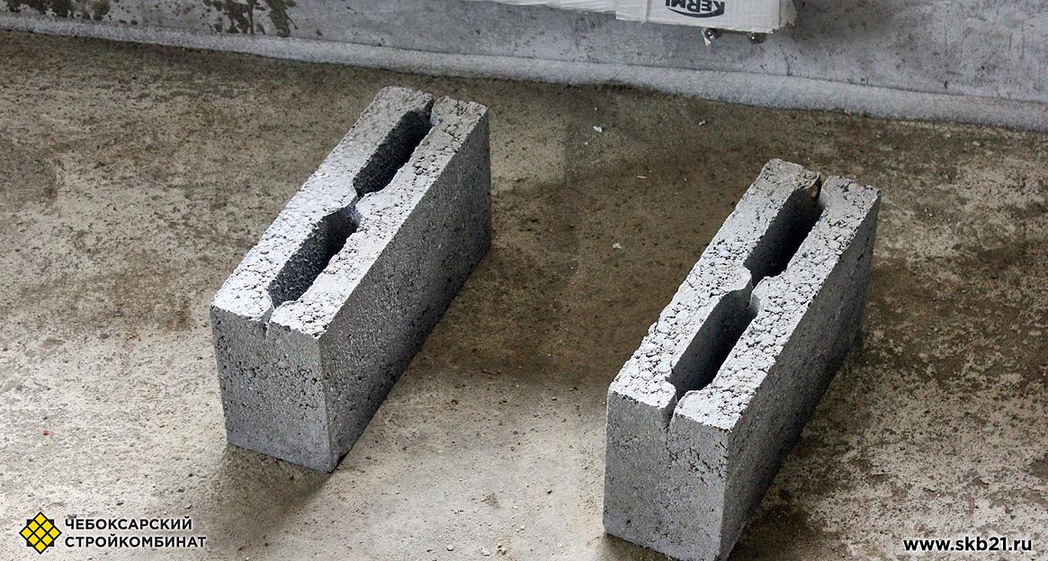 Керамзитобетонный блок «Перегородочный» 12 см фото 4