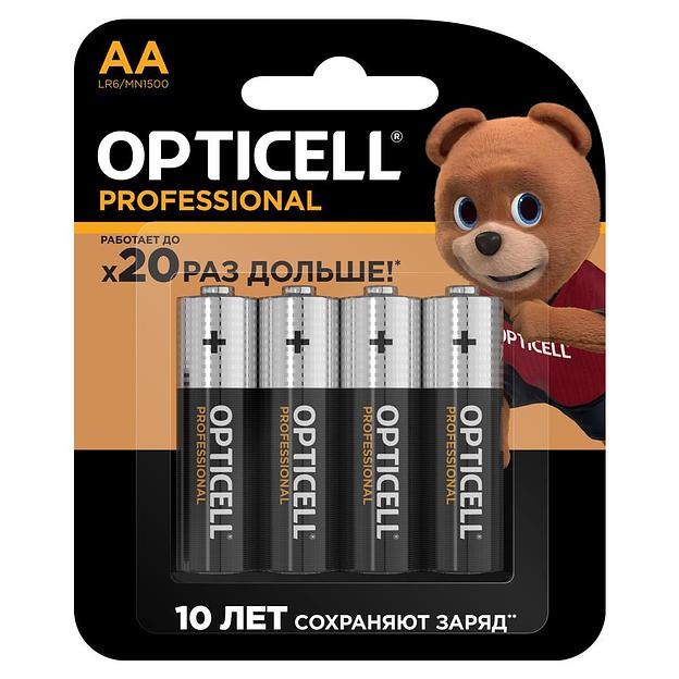 Батарея PROFESSIONAL AA 4 PCX 5052001 OPTICELL фото 1