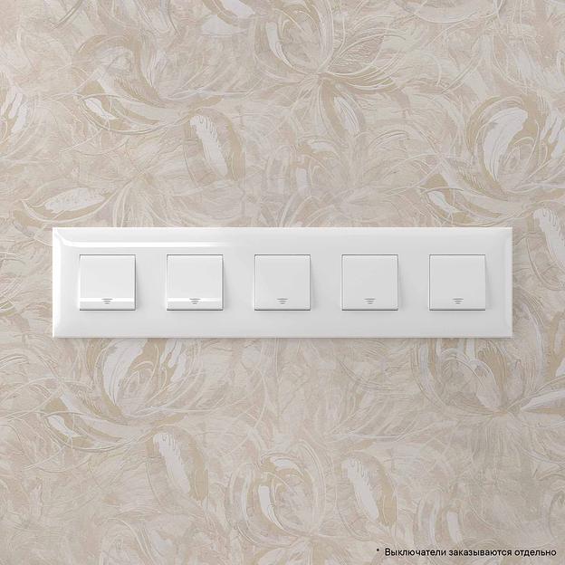 Рамка "Avanti", "Белое облако", 5 постов (10 мод.) DKC 4400900 фото 6