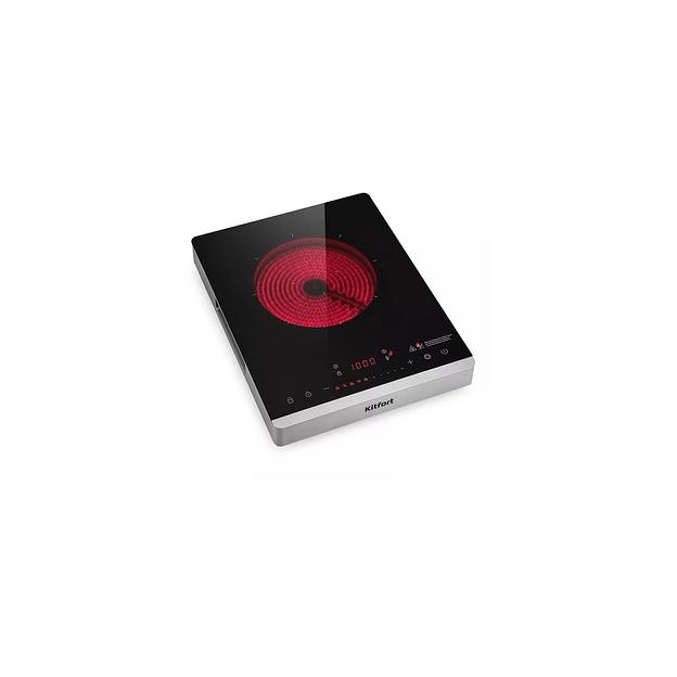 Плита Инфракрасная KitFort КТ-146 черный стеклокерамика (настольная) фото 1