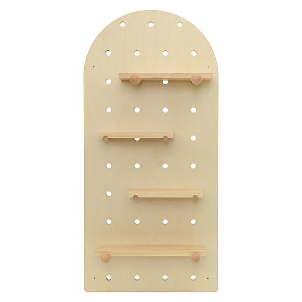 Пегборд Shely, 38х80 см, светлое дерево фото 1