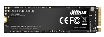 Ssd накопитель Dahua SSD C900 Plus-B 1TB M.2 2280 PCIe3x4 3D NAND, 7mm, R/W up to 3400MB/s/3000MB/s, IOPS(R4K) 151K/90K, TBW 512TB 3y wty (DHI-SSD-C900VN1TB-B) фото 1
