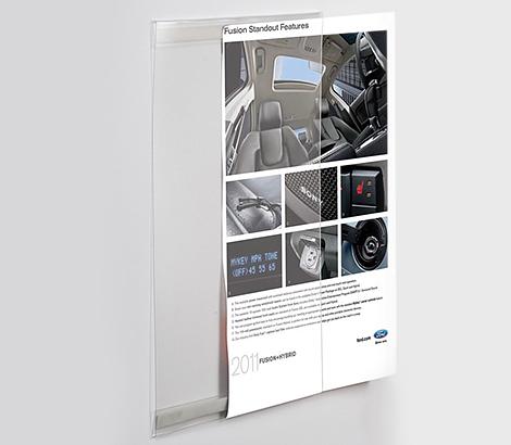 Карман со скотчем PS-T А6 вертикальный фото 1