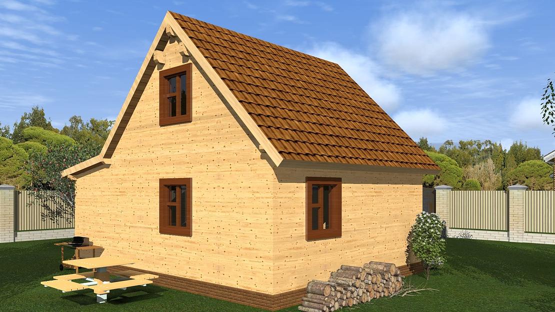 Проект дома ДБ-71-1 6x8 фото 4