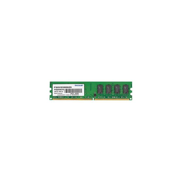 Оперативная память Patriot PSD22G80026 DDR2 - 1x 2ГБ 800МГц, DIMM, Ret фото 1