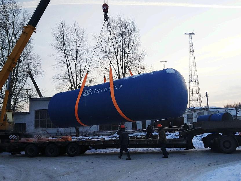 Накопительная ёмкость Gidrolica Tank Water горизонтального типа 1120×6350 мм фото 7