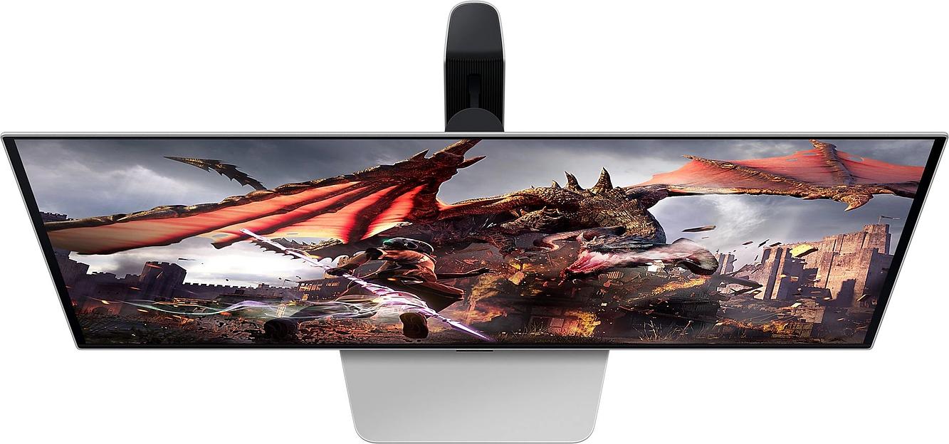 Монитор Samsung 32" Odyssey OLED G8 LS32DG800SIXCI серебристый OLED LED 16:9 HDMI M/M TV матовая HAS Piv 250cd 178гр/178гр 3840x2160 240Hz FreeSync Premium Pro DP 4K USB 8.4кг фото 10