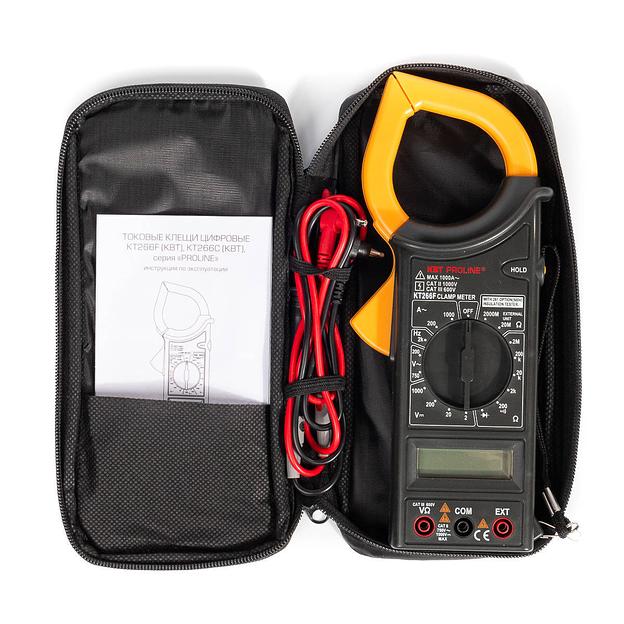 Токовые клещи цифровые KT 266F серия PROLINE фото 5