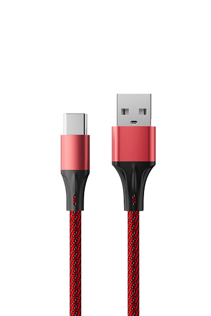 Кабель Accesstyle AC30-F100M Red-Black фото 1