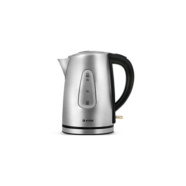 Чайник электрический Vitek VT-7007, 2200Вт, сталь фото 1