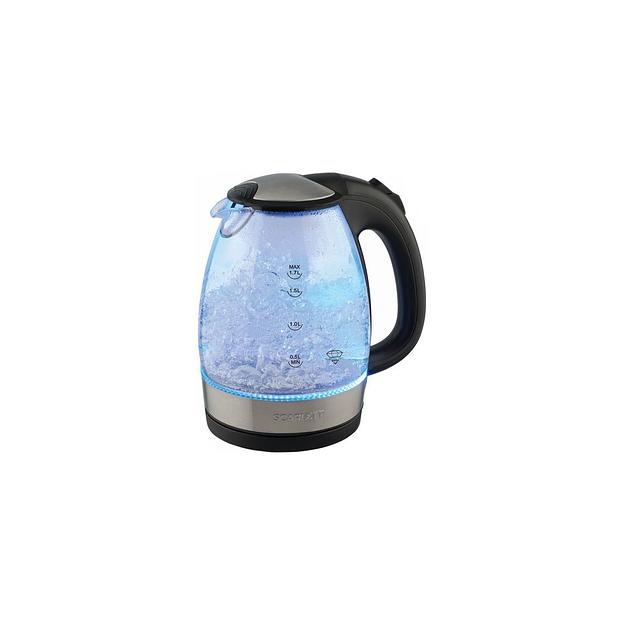Чайник электрический Scarlett SC-EK27G91, черный фото 1