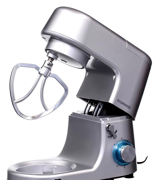 Миксер планетарный Starwind SPM8183 1900Вт серебристый фото 6