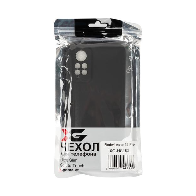 Чехол для телефона X-Game XG-HS183 для Redmi note 12 Pro Силиконовый Тёмно-серый фото 3