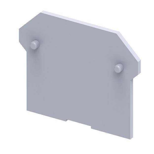 Крышка концевая OptiClip EP2,5/4UN-серый для клемм CTS2,5/4UN фото 1