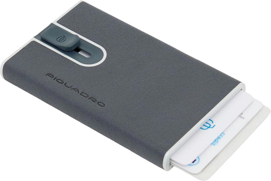Чехол для кредитных карт Piquadro Black Square PP4825B3R/BLU4 темно-синий натур.кожа фото 1